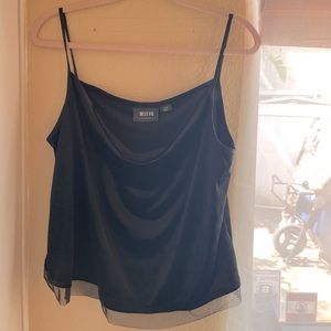 Anthropologie velvet top